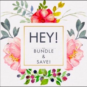 Bundle two or more items for ONE shipping price🤗